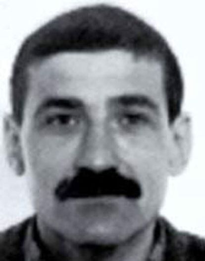 El etarra Gregorio Jiménez Morales, Pistolas, detenido hoy en Francia.