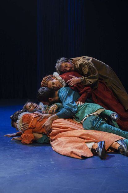 Un momento de la representación de 'La ternura', de Alfredo Sanzol.