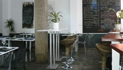 Comedor de Keki Tapería, en el centro de Murcia.