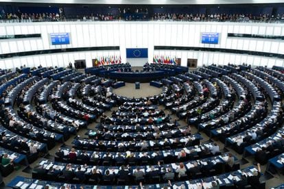 El Parlamento europeo.