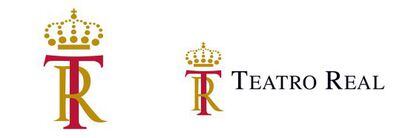 Actual logotipo del Teatro Real.
