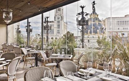 Restaurante del hotel The Principal, en Madrid.