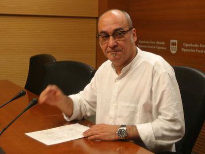 El diputado general de Gipuzkoa, Martin Garitano, en una imagen de archivo.