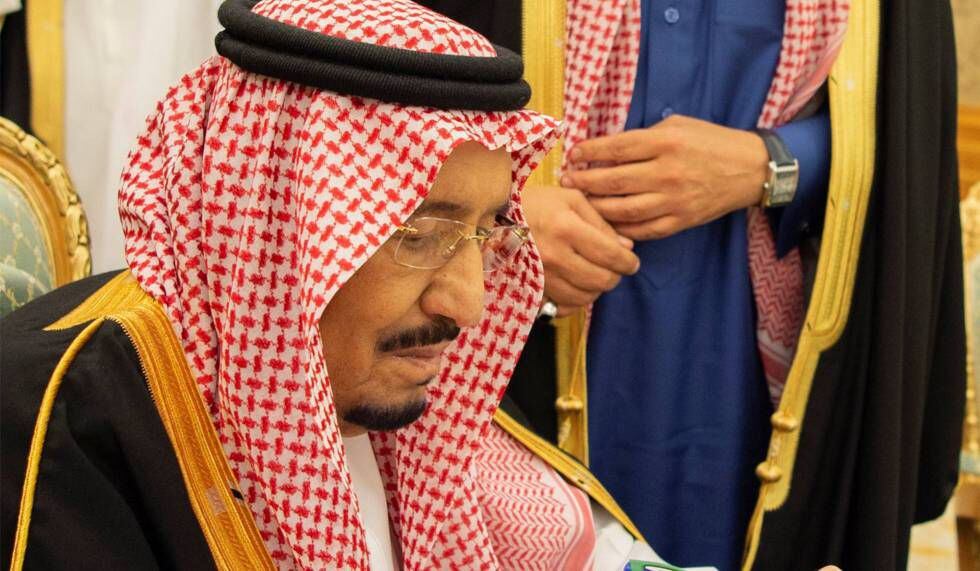 EL rey de Arabia Saudí, Salman Bin-Abdulaziz Al-Saud, en diciembre de 2018, en Riad.