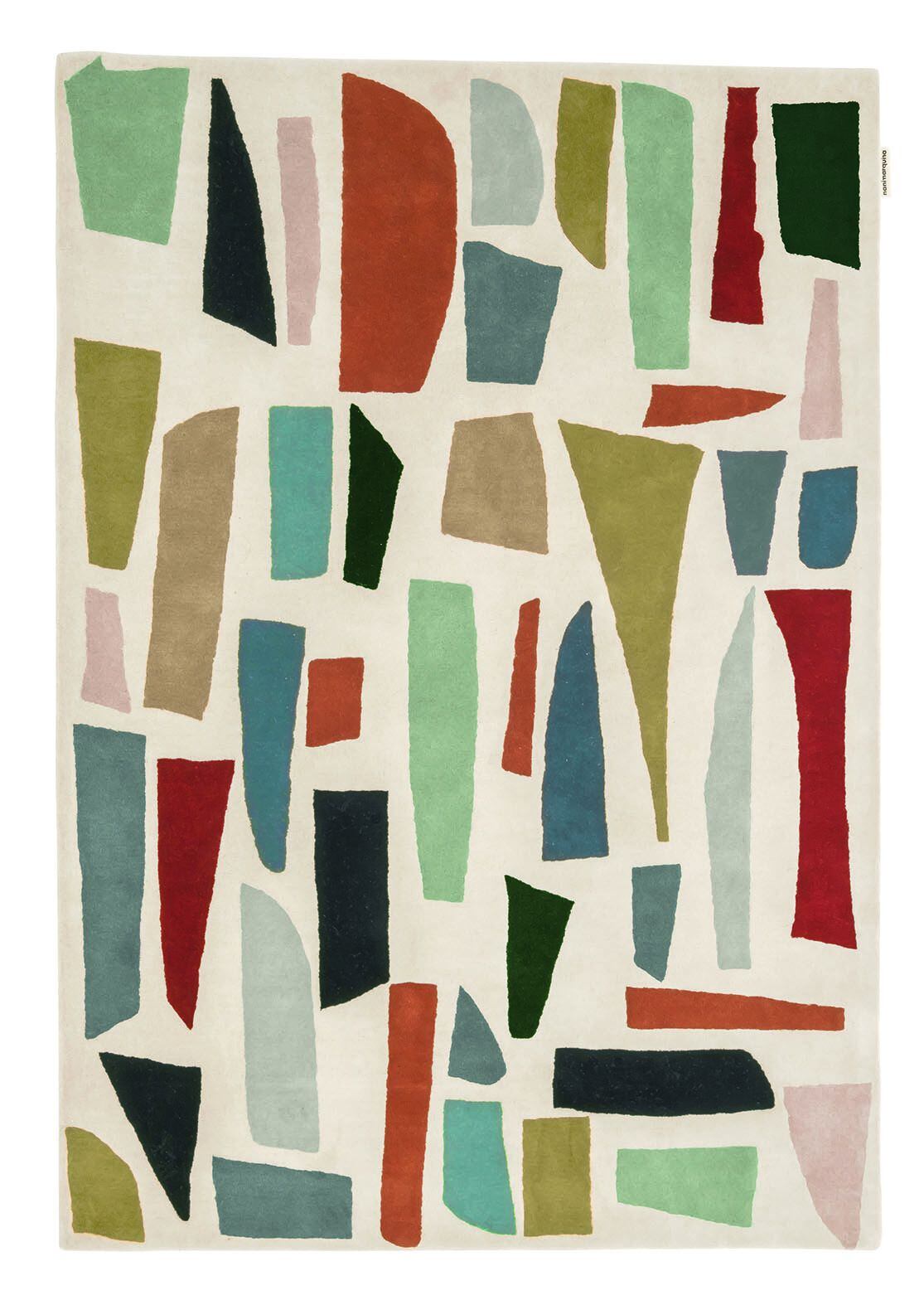 Parte de la colección de alfombras ‘Tones’ creada por la pintora Clàudia Valsells para Nanimarquina.