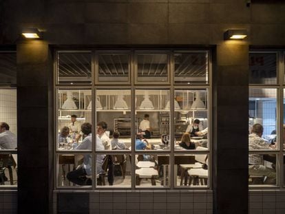 Restaurante Cañabota en la zona de las Setas de la Encarnación, en Sevilla.
 