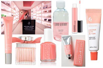 Las tiendas de belleza (en la imagen, la coreana Miin) y sus productos se apuntan al ‘nuevo rosa’.