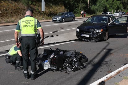 Una motorista fallece tras colisionar con un coche el pasado 13 de julio en Vigo