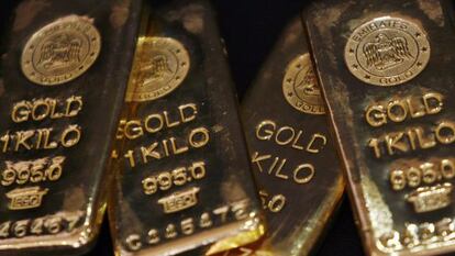 Lingotes de oro