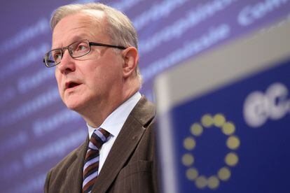 El comisario europeo de Econom&iacute;a, Olli Rehn.