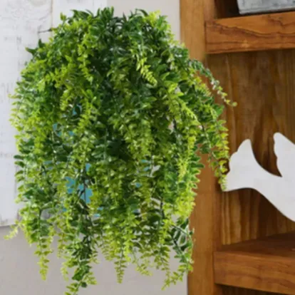 Las mejores plantas artificiales colgantes para el hogar