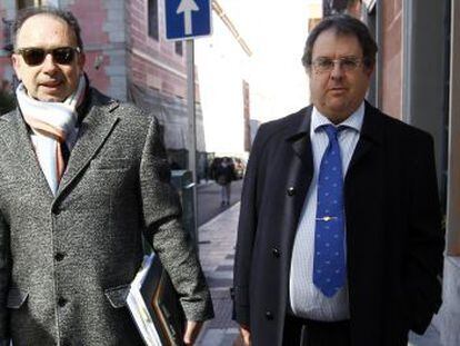 El ex director general de Trabajo de la Junta de Andaluc&iacute;a Daniel Rivera, al acudir al Tribunal de Cuentas.