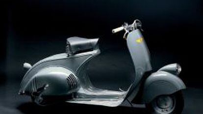 Primer prototipo de la Vespa de Corradino D&#039;Ascanio, de 1945