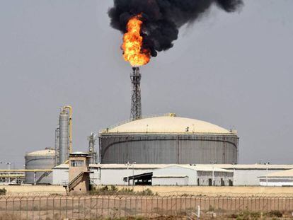 Una refinería de petróleo en Iraq