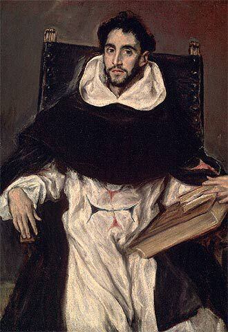 <i>Fray Félix Paravicino,</i> de El Greco, de la exposición <i>El retrato español.</i>