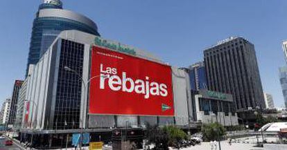 Edificio de El Corte Inglés en Nuevos Ministerios. 