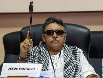 Jesús Santrich, excomandante de las FARC.  