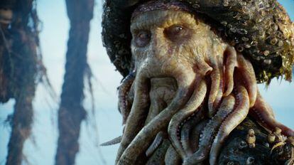 Davy Jones, el personaje de &#039;Piratas del Caribe&#039; creado por ordenador