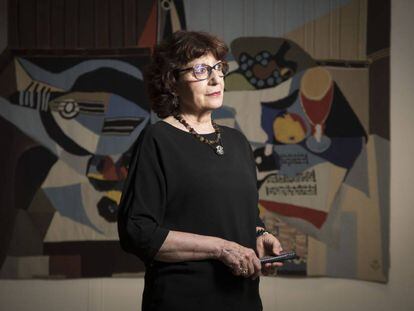 La directora general del libro, Olvido García Valdés, el pasado 26 de julio, en Madrid.