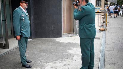 Joaquín Franco, el capitán de la Guardia Civil ahora absuelto, en una foto de archivo.