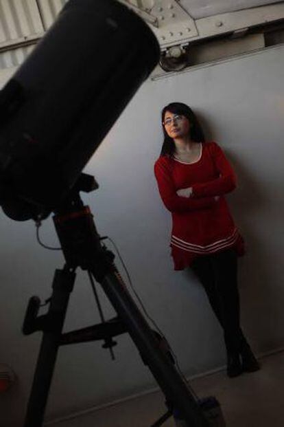 La astrónoma Maritza Soto, en Chile el pasado 18 de agosto.