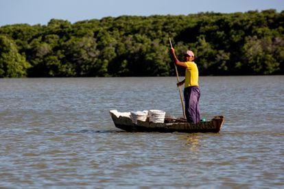 Un pescador en Yucatán, México.