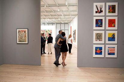 17 de julio de 2015. Con Malia en el museo Whitney de Nueva York.