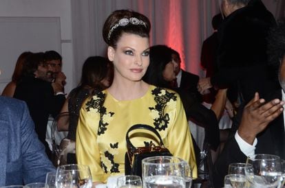 La modelo Linda Evangelista, en Roma en 2013.