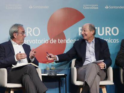 De izquierda a derecha: Jorge Onrubia, Francisco Pérez, Fernando Fernández y Santiago Carbó.
