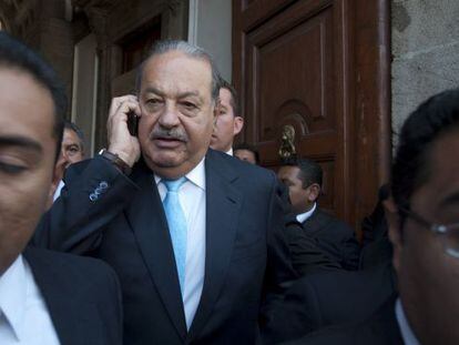 Carlos Slim, en un acto en M&eacute;xico.
