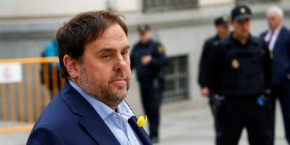 Oriol Junqueras, líder de ERC, en una imagen de archivo.