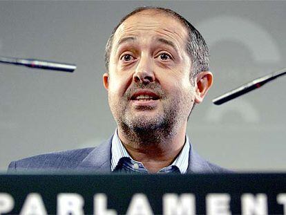 Felip Puig, portavoz de CiU en el Parlamento catalán.
