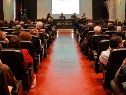 Imagen de otro acto en las instalaciones del Botánico madrileño.