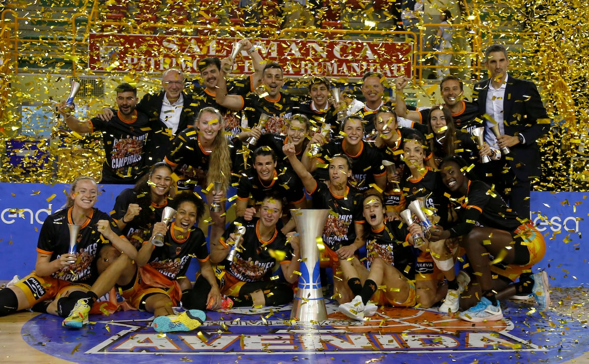 El Valencia Basket femenino, de nada a campeón en nueve años |  deportados