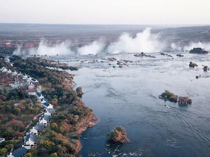 Cataratas Victoria, en Zambia.