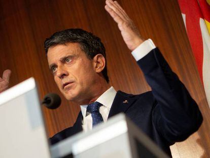 Manuel Valls, ex-primer ministre francès i regidor de l'Ajuntament de Barcelona.