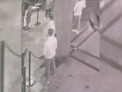 Iñigo Arenas Saiz, en una imagen del video  compartida en redes sociales.
