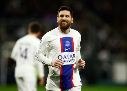 El futbolista argentino del PSG, Lionel Messi.