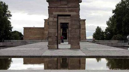 El templo de Debod, en el antiguo cuartel de la Montaña.