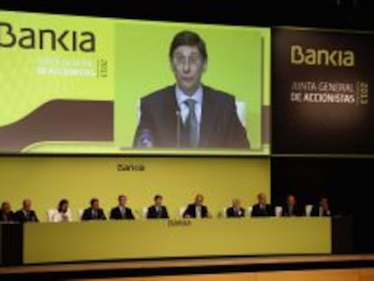 Junta de accionistas de Bankia.