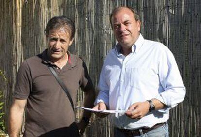 Pedro Escobar y Jos&eacute; Antonio Monago en una imagen facilitada por el PP de Extremadura en junio.