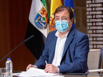 El presidente de la Junta de Extremadura, Guillermo Fernández Vara, en una fotografía de archivo.