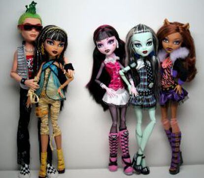 Imagen promocional de las Monster High.