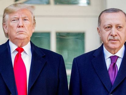 Trump y Erdogan, en la Casa Blanca.