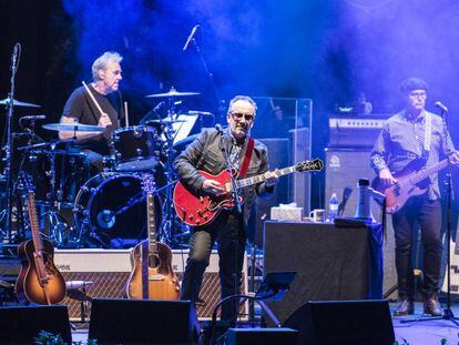 Elvis Costello, en la seva actuació al Festival Jardins de Pedralbes.