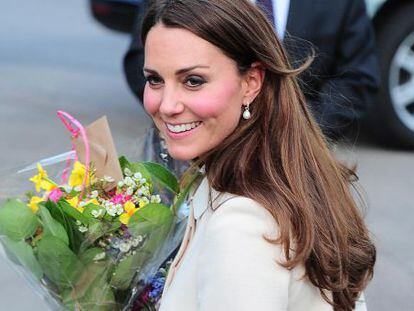 Kate Middleton, duquessa de Cambridge, durant un acte benèfic.