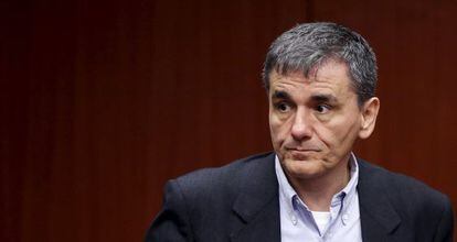 El ministro de Finanzas griego Euclid Tsakalotos.