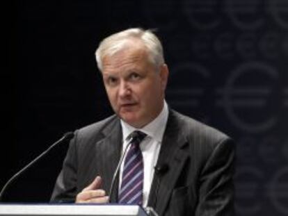 El vicepresidente de la Comisi&oacute;n Europea (CE), Olli Rehn.