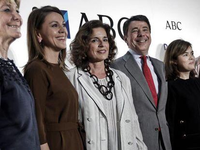 Aguirre, Cospedal, Botella, González, Santamaría y Cifuentes