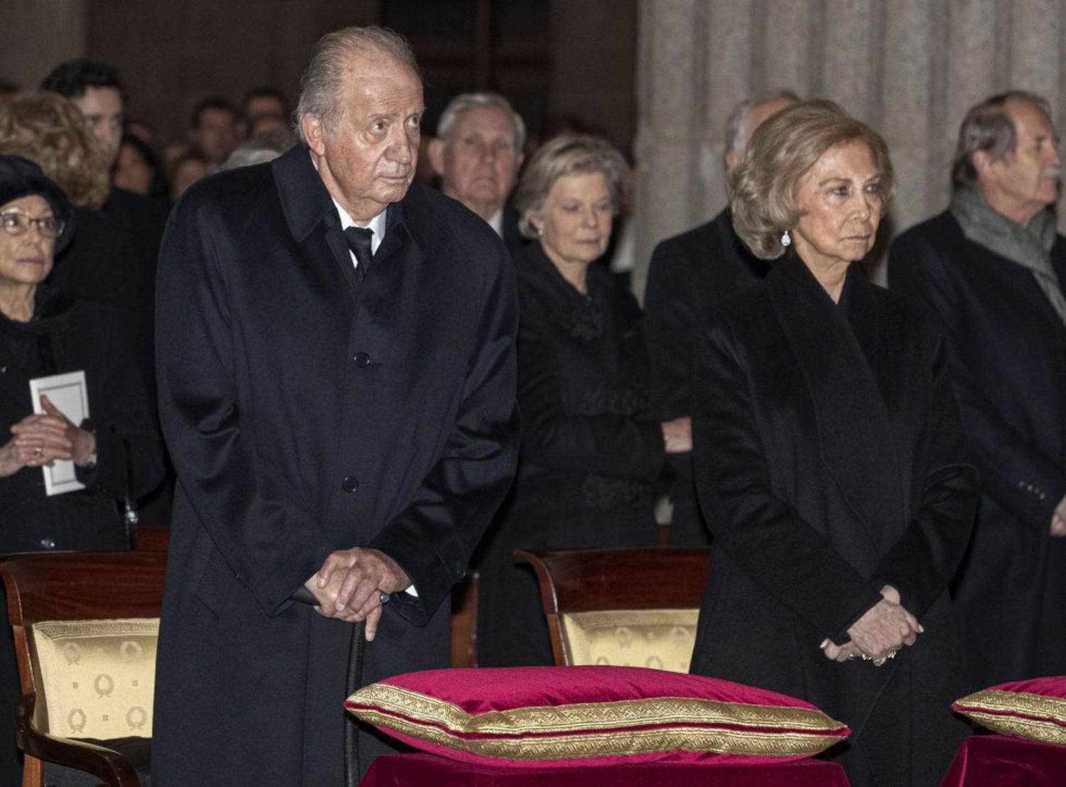 Los reyes eméritos, don Juan Carlos y doña Sofía.